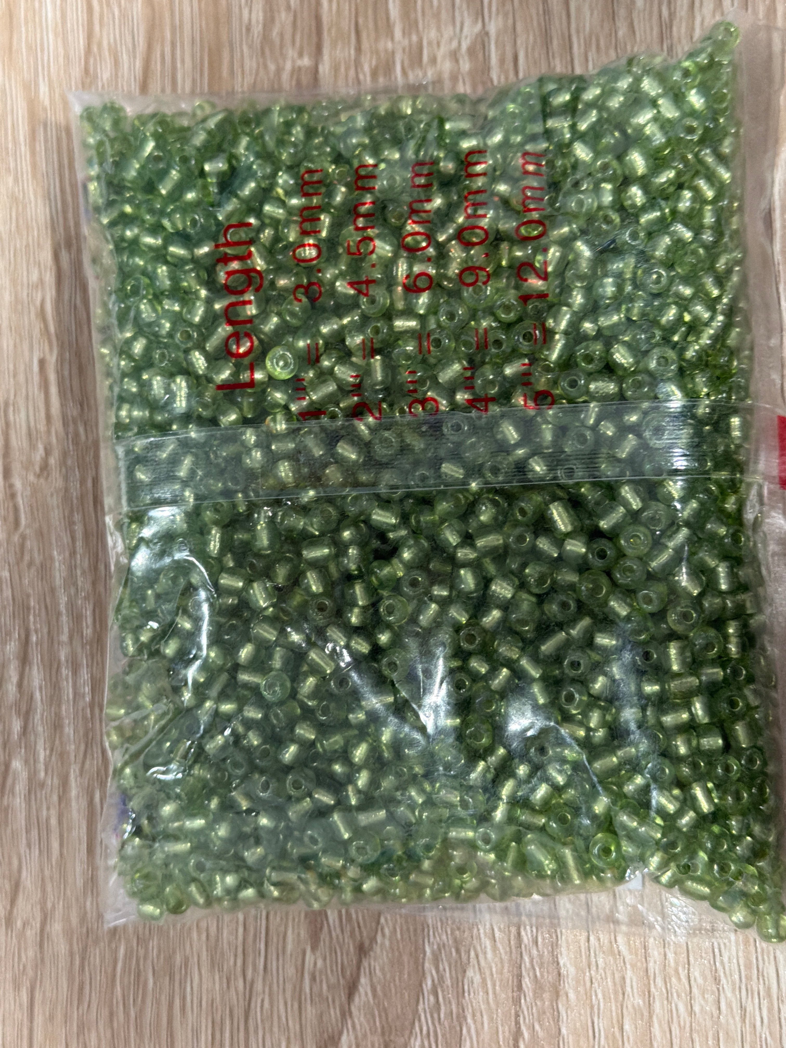 (08) 6/0 Seed Beads- 100g Bags