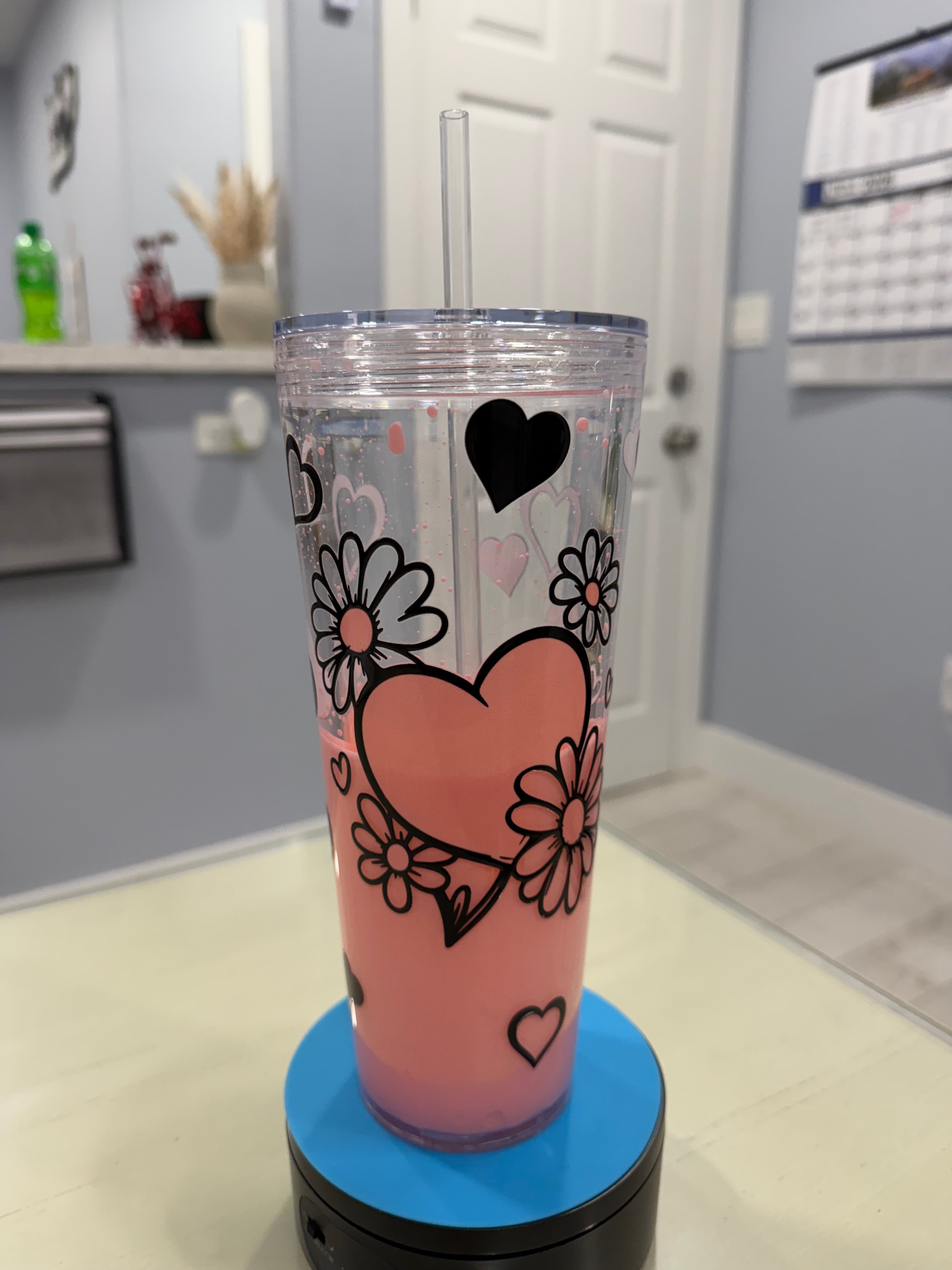 (06) Premades: lava tumblers and snow globe tumblers