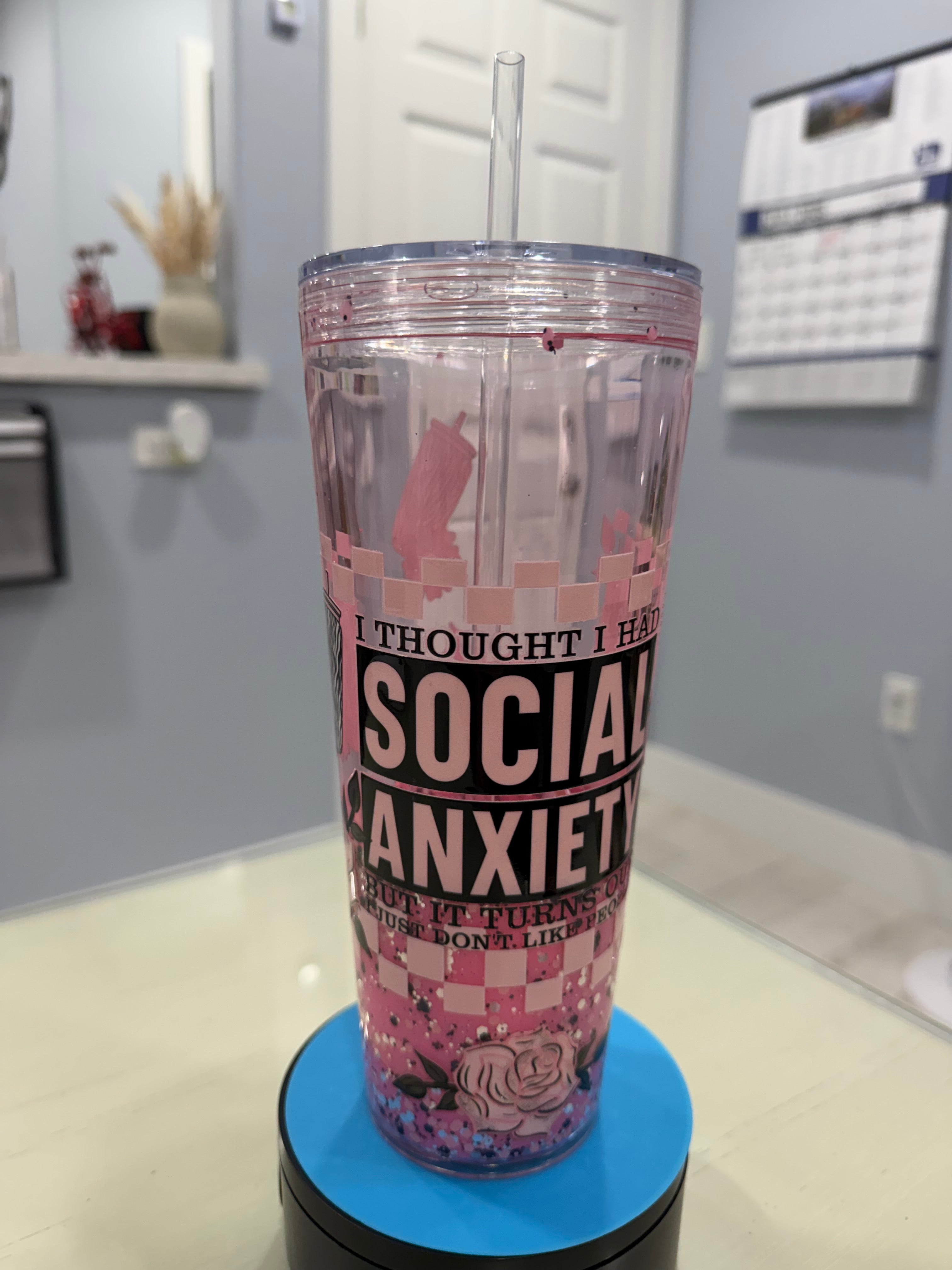 (06) Premades: lava tumblers and snow globe tumblers