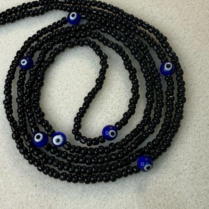 (02) 50” handmade tie on waistbeads