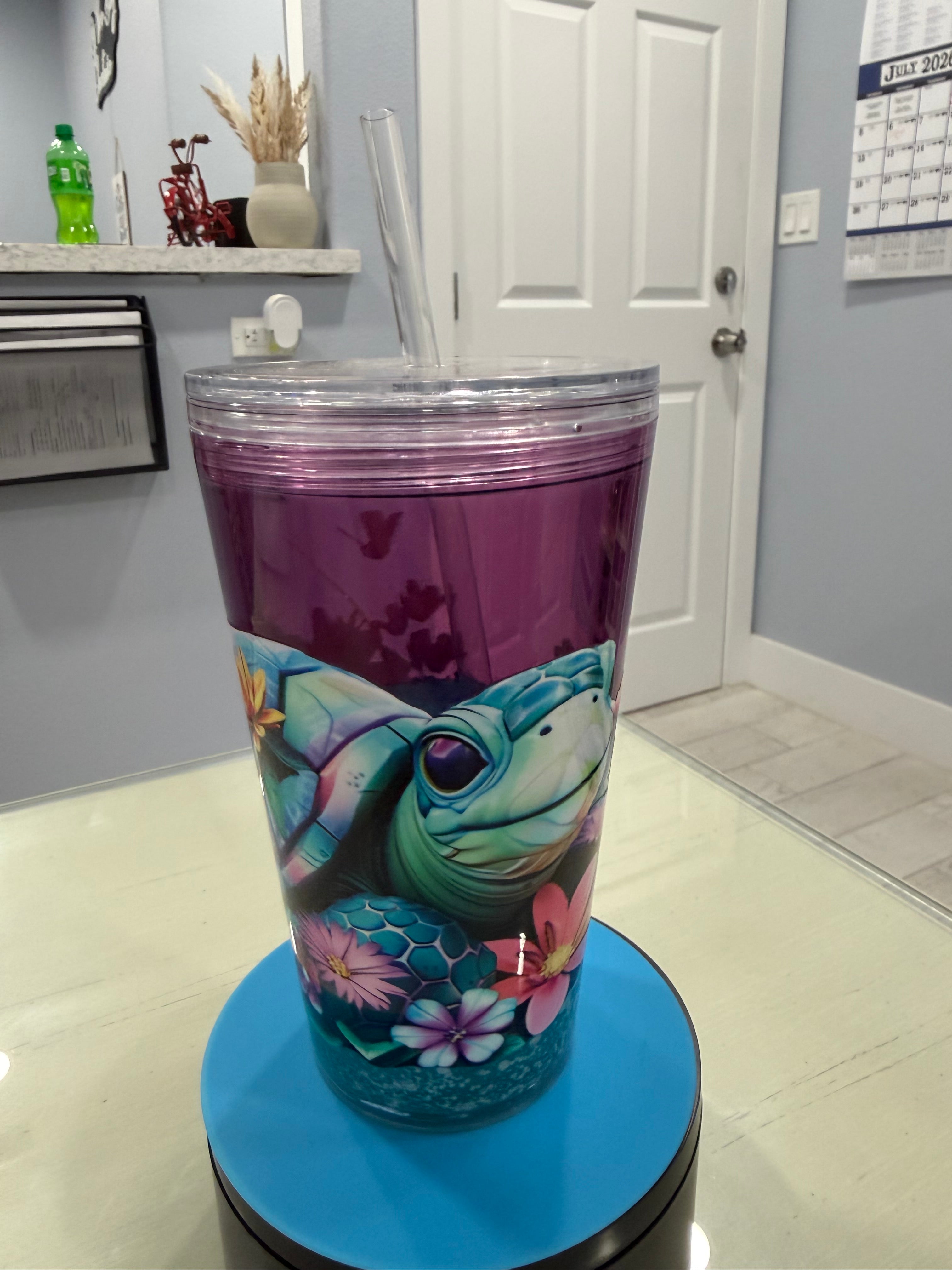 (06) Premades: lava tumblers and snow globe tumblers
