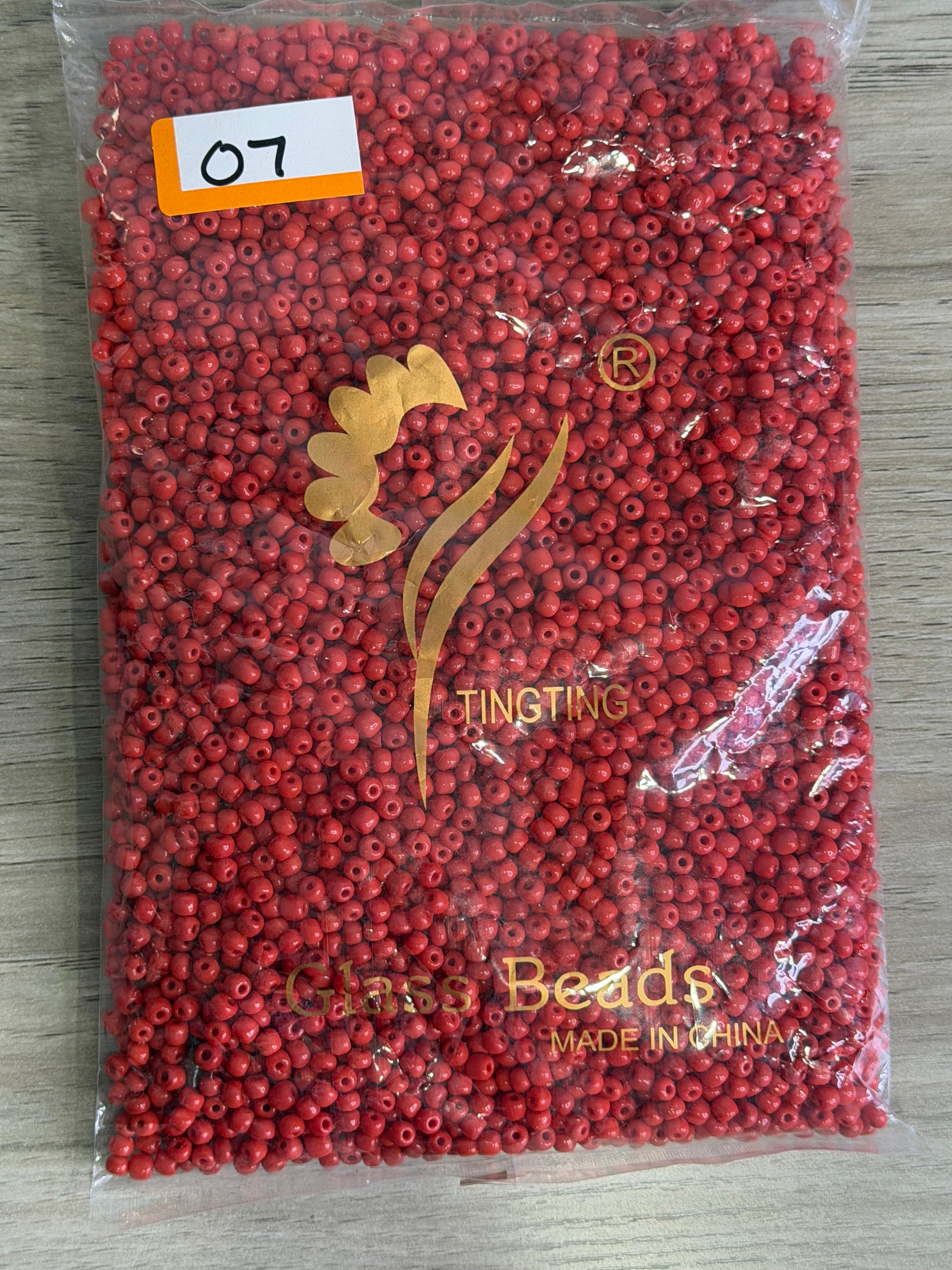 (07) 6/0 seed bead- 450g bags