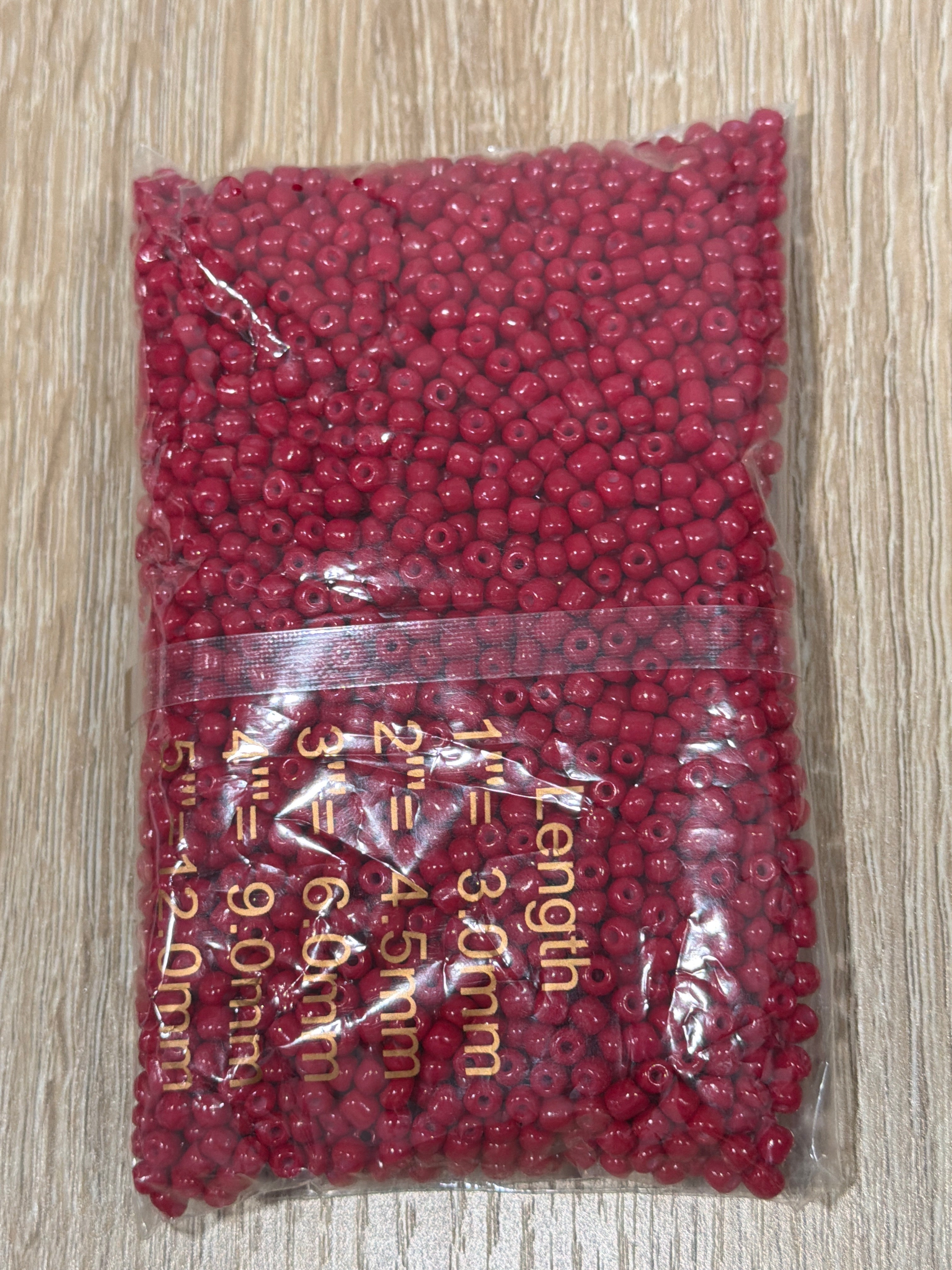 (08) 6/0 Seed Beads- 100g Bags