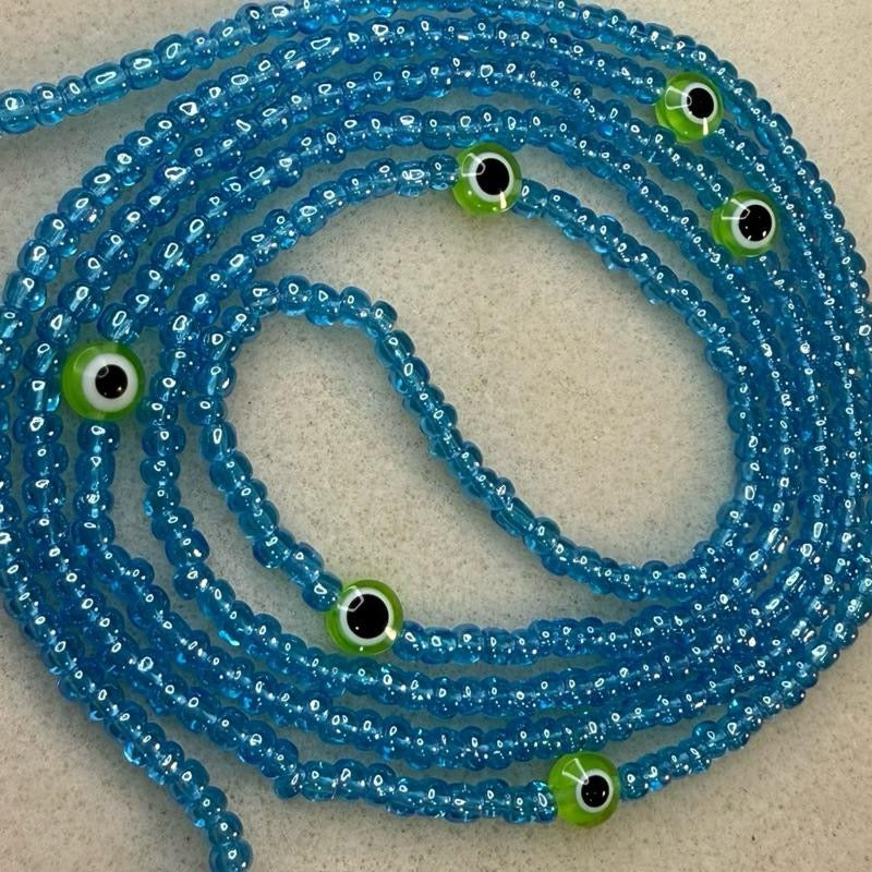 (02) 50” handmade tie on waistbeads