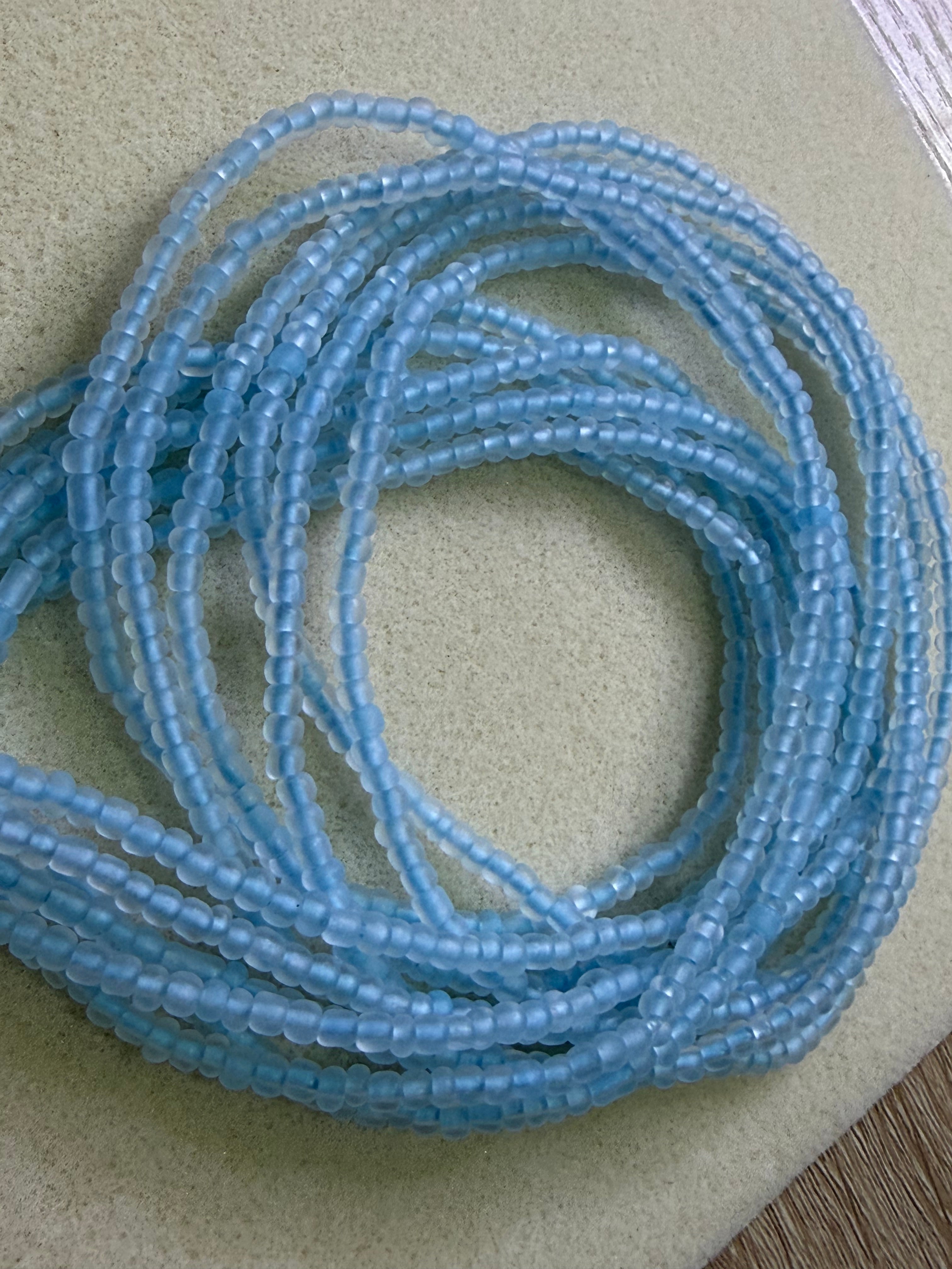 (02) 50” handmade tie on waistbeads