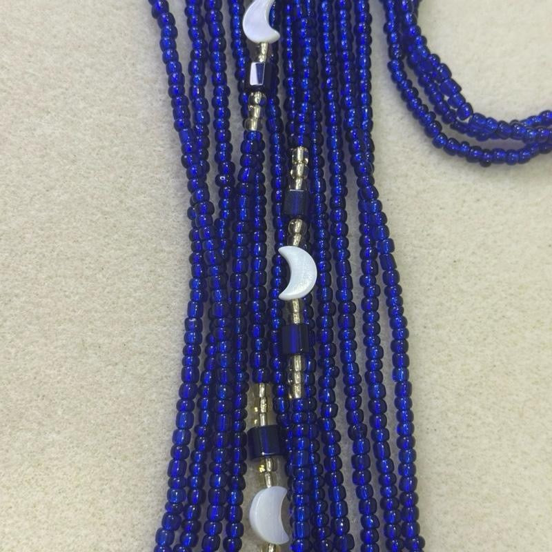 (02) 50” handmade tie on waistbeads