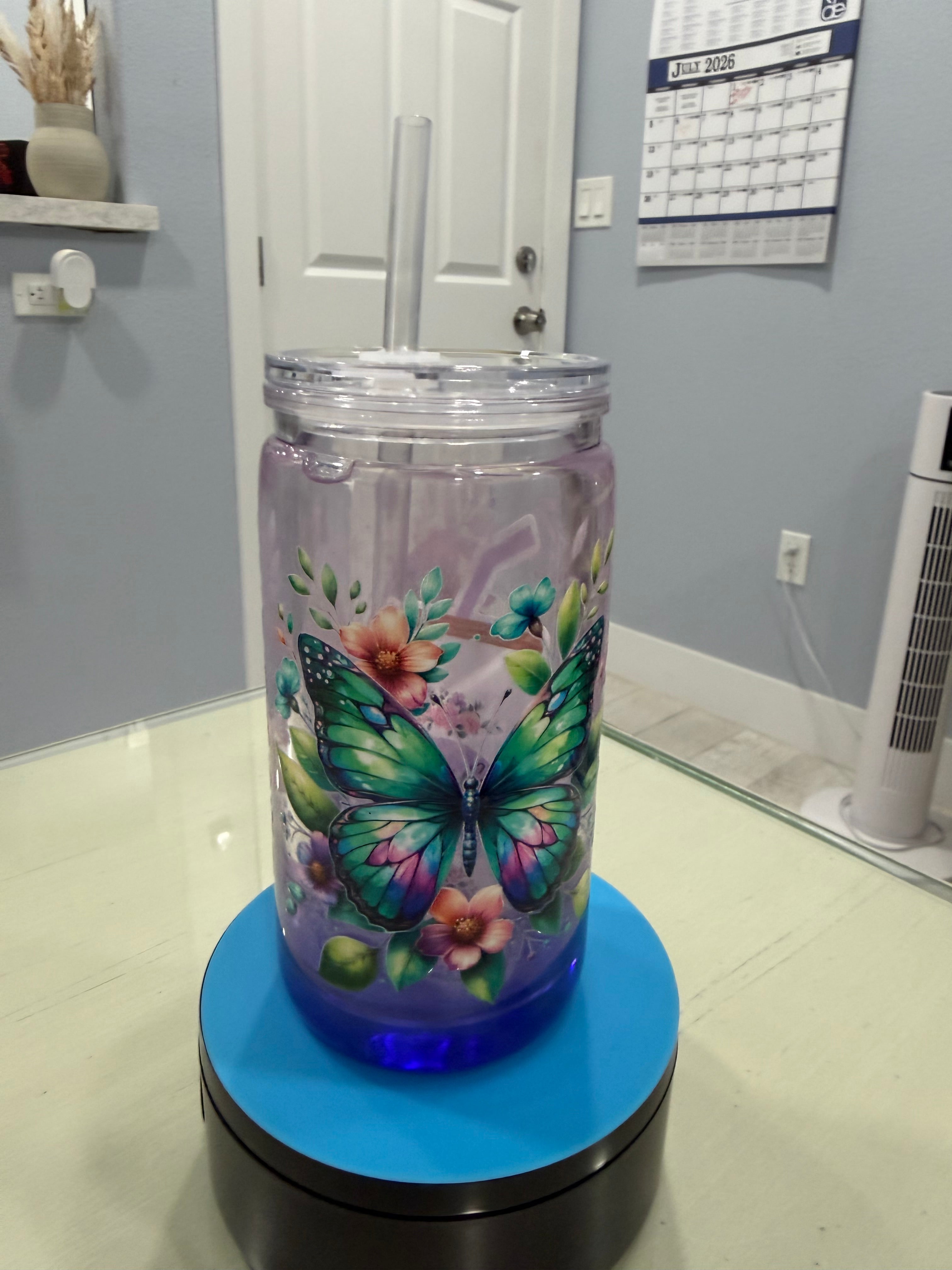 (06) Premades: lava tumblers and snow globe tumblers