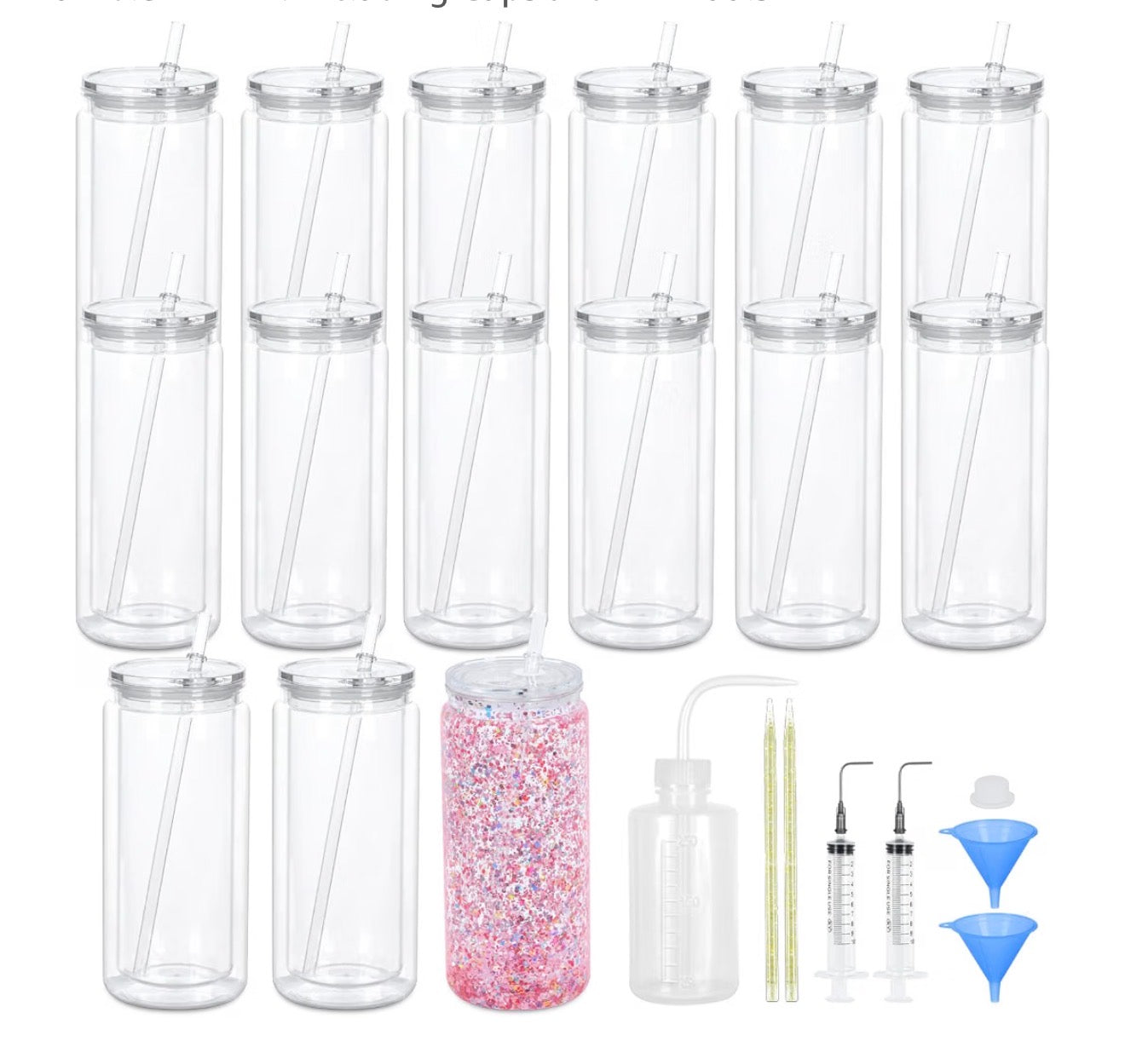 (05) TT Live Cups- Custom Lava or Snow Globes