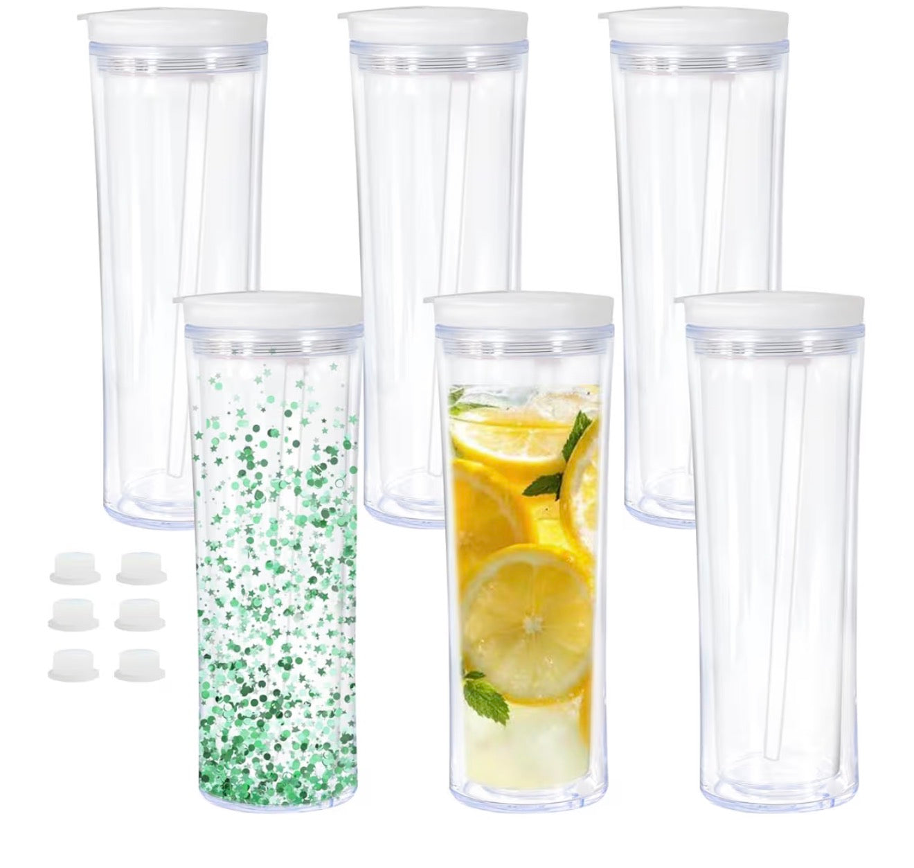 (05) TT Live Cups- Custom Lava or Snow Globes