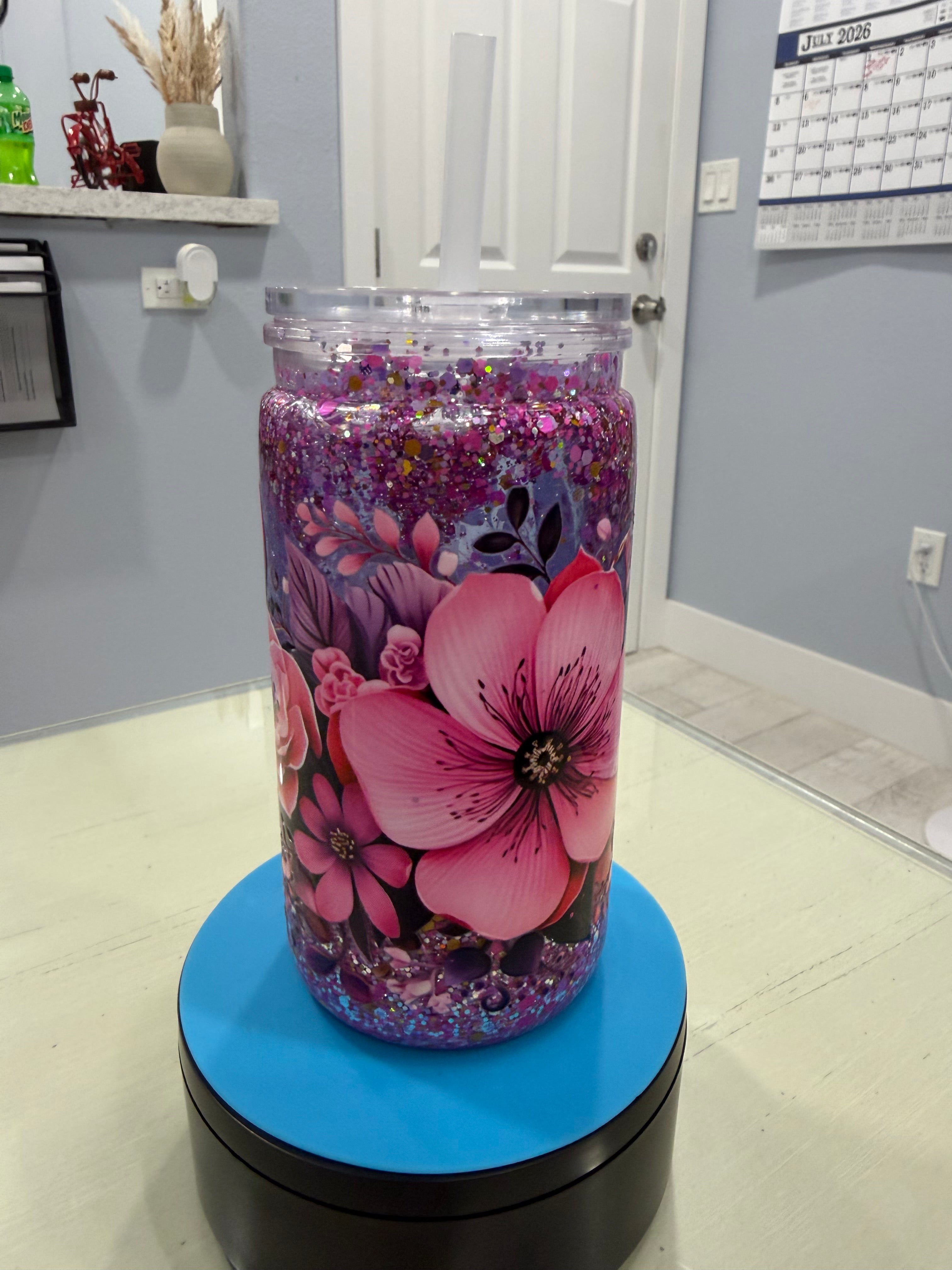 (06) Premades: lava tumblers and snow globe tumblers