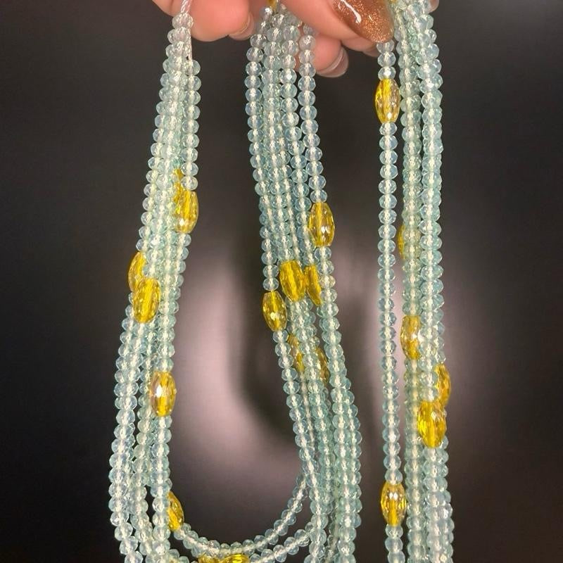 (02) 50” handmade tie on waistbeads