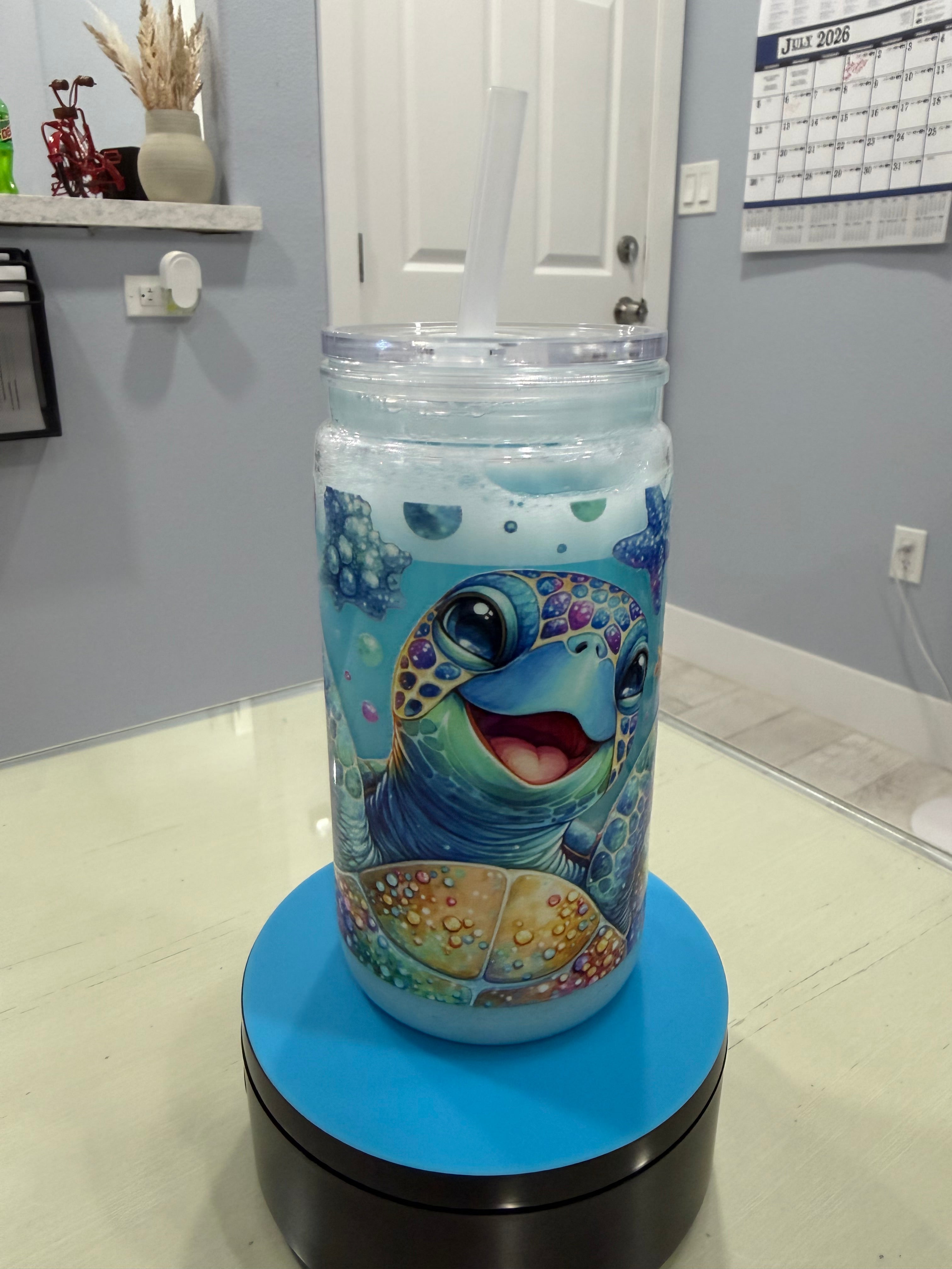 (06) Premades: lava tumblers and snow globe tumblers