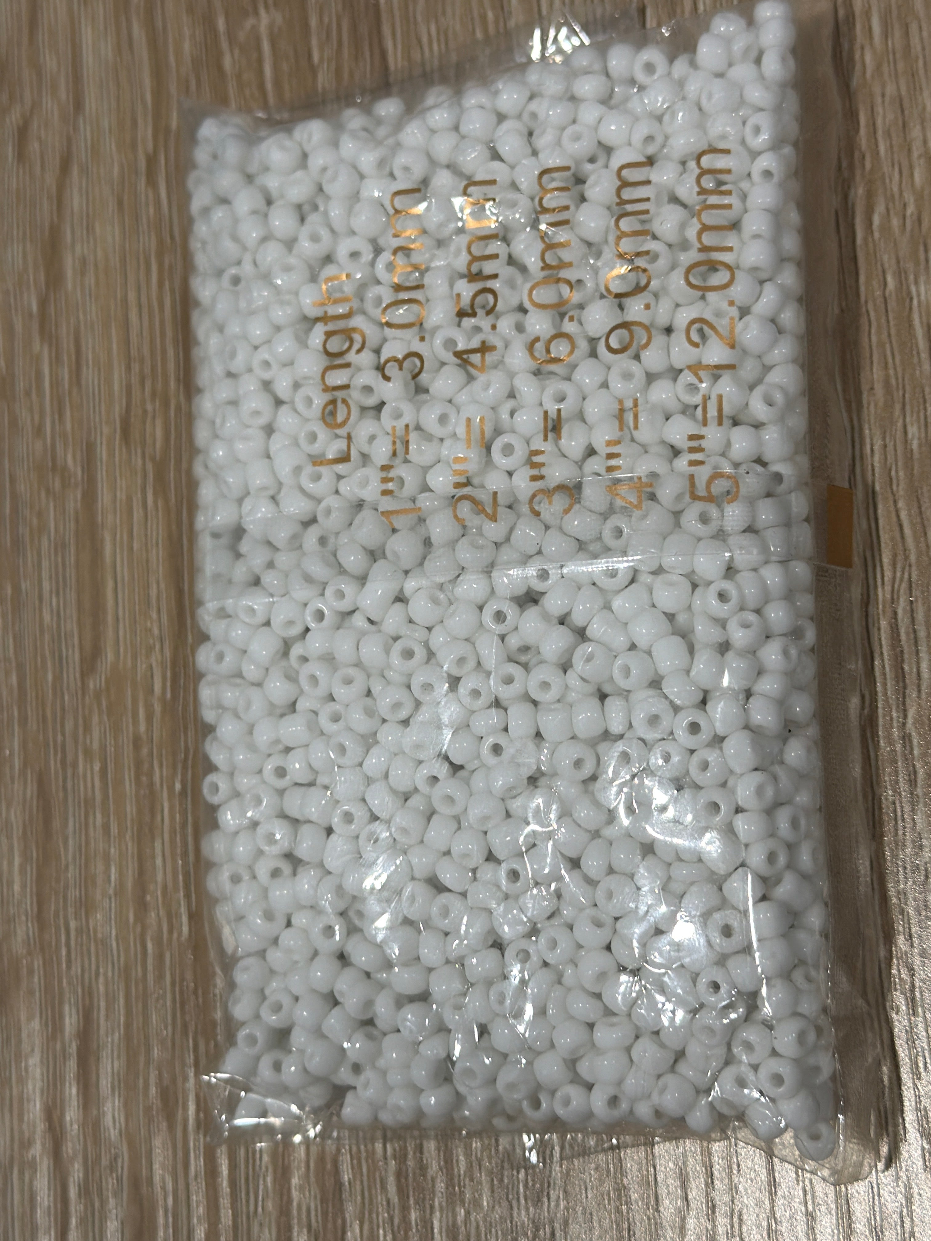 (08) 6/0 Seed Beads- 100g Bags