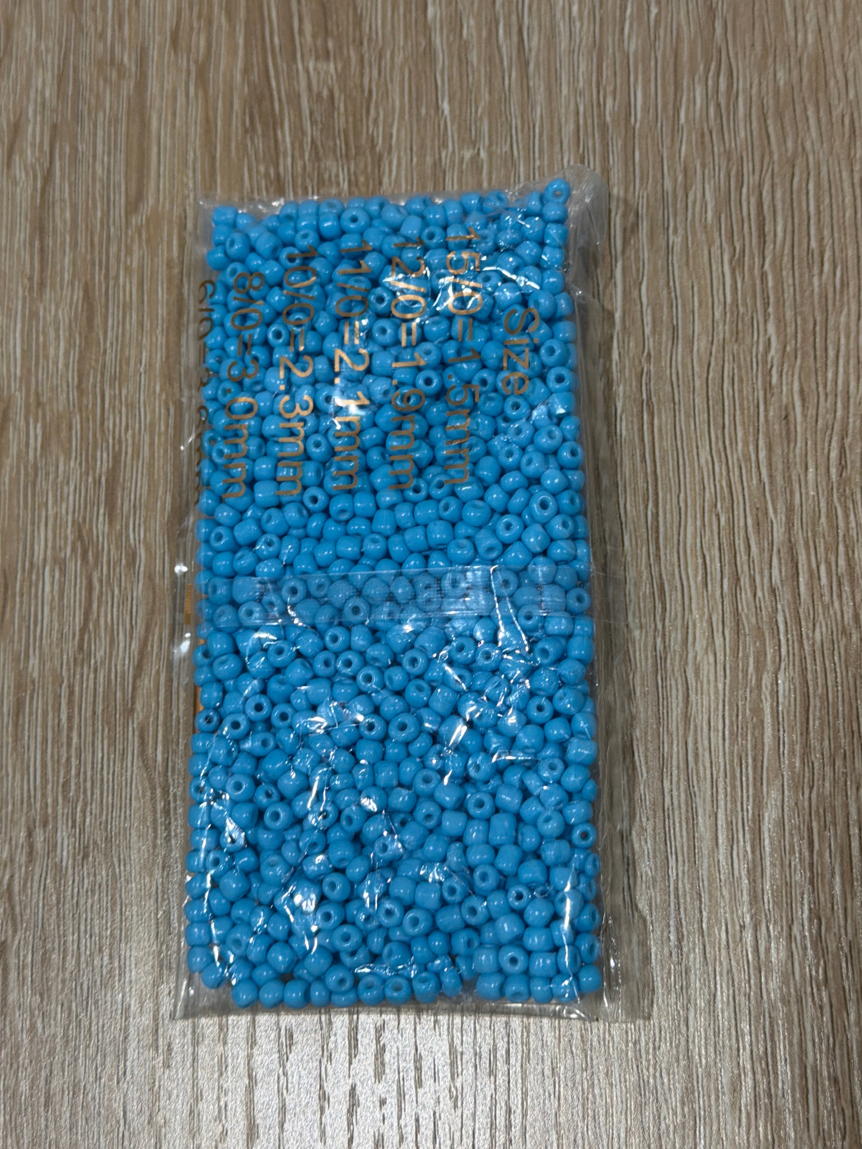 (08) 6/0 Seed Beads- 100g Bags