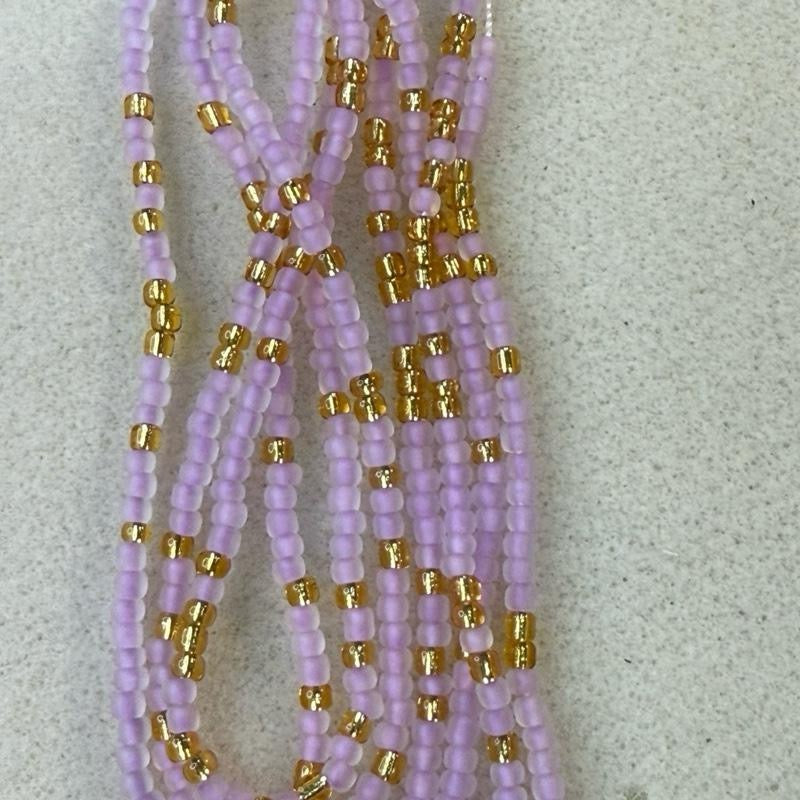 (02) 50” handmade tie on waistbeads