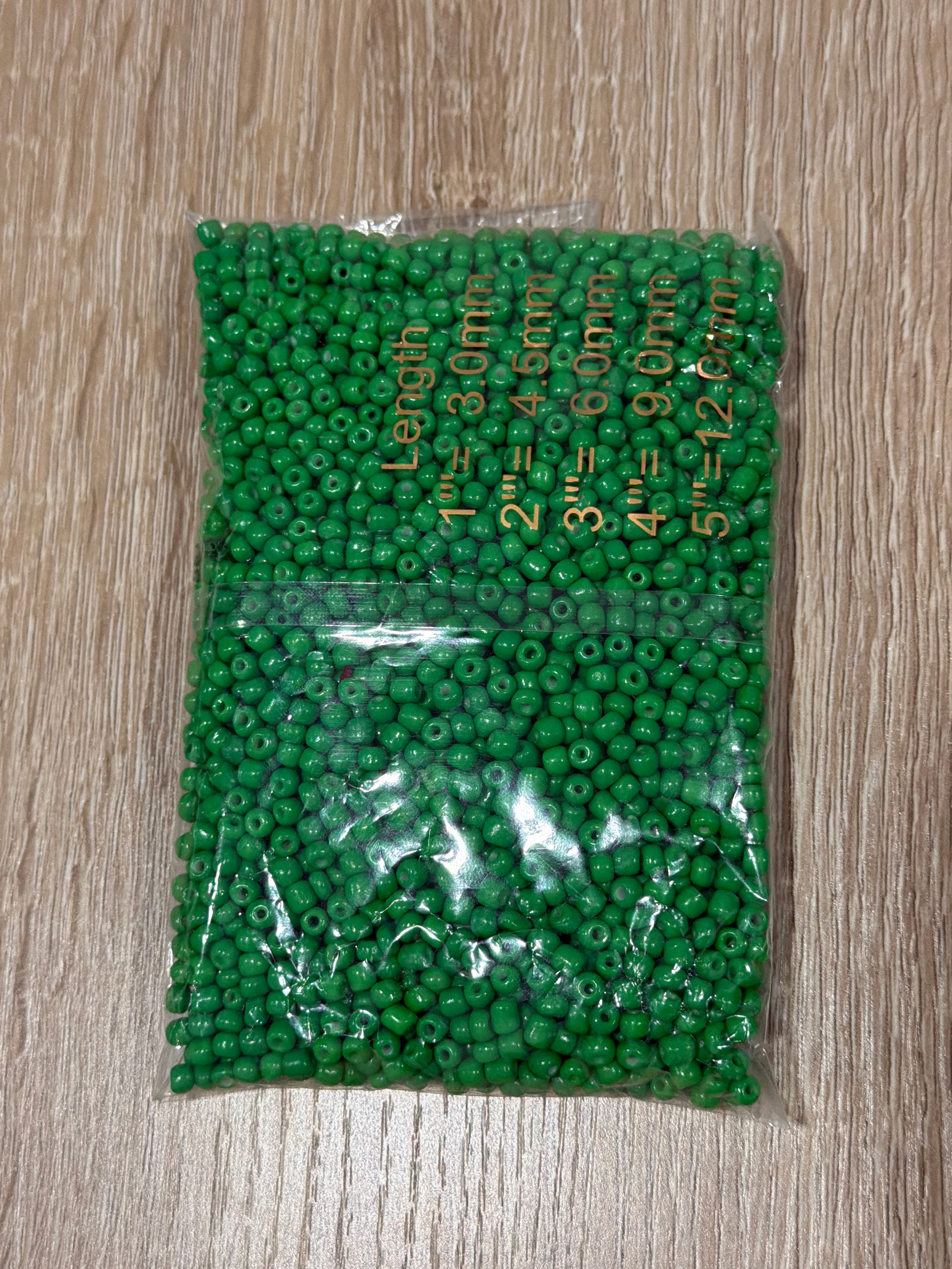 (08) 6/0 Seed Beads- 100g Bags
