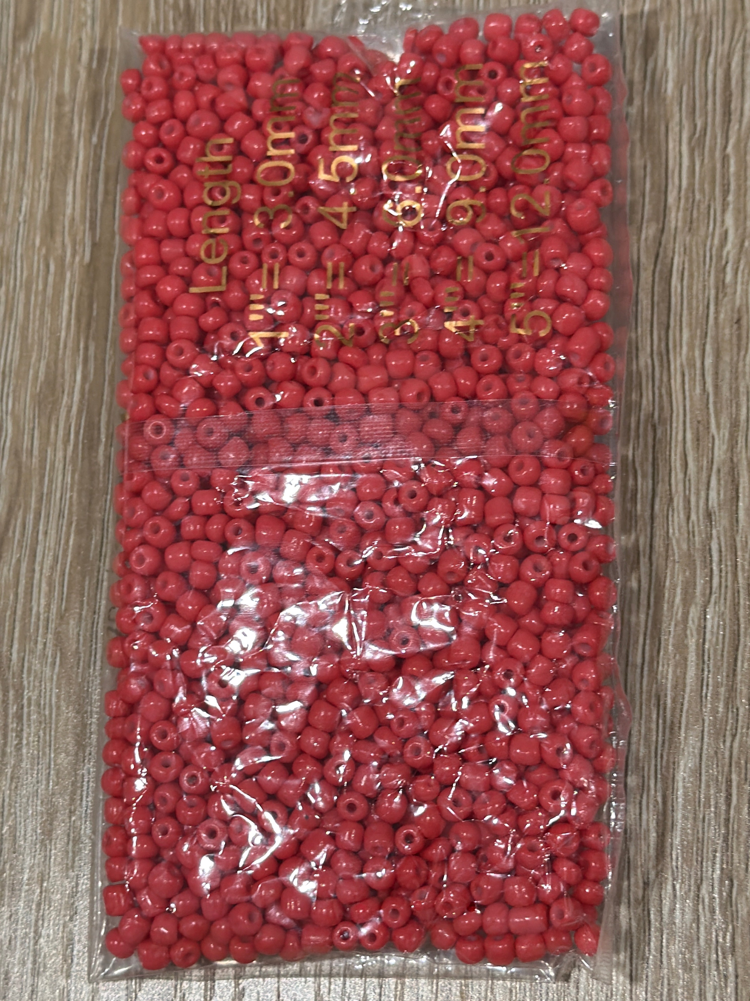 (08) 6/0 Seed Beads- 100g Bags