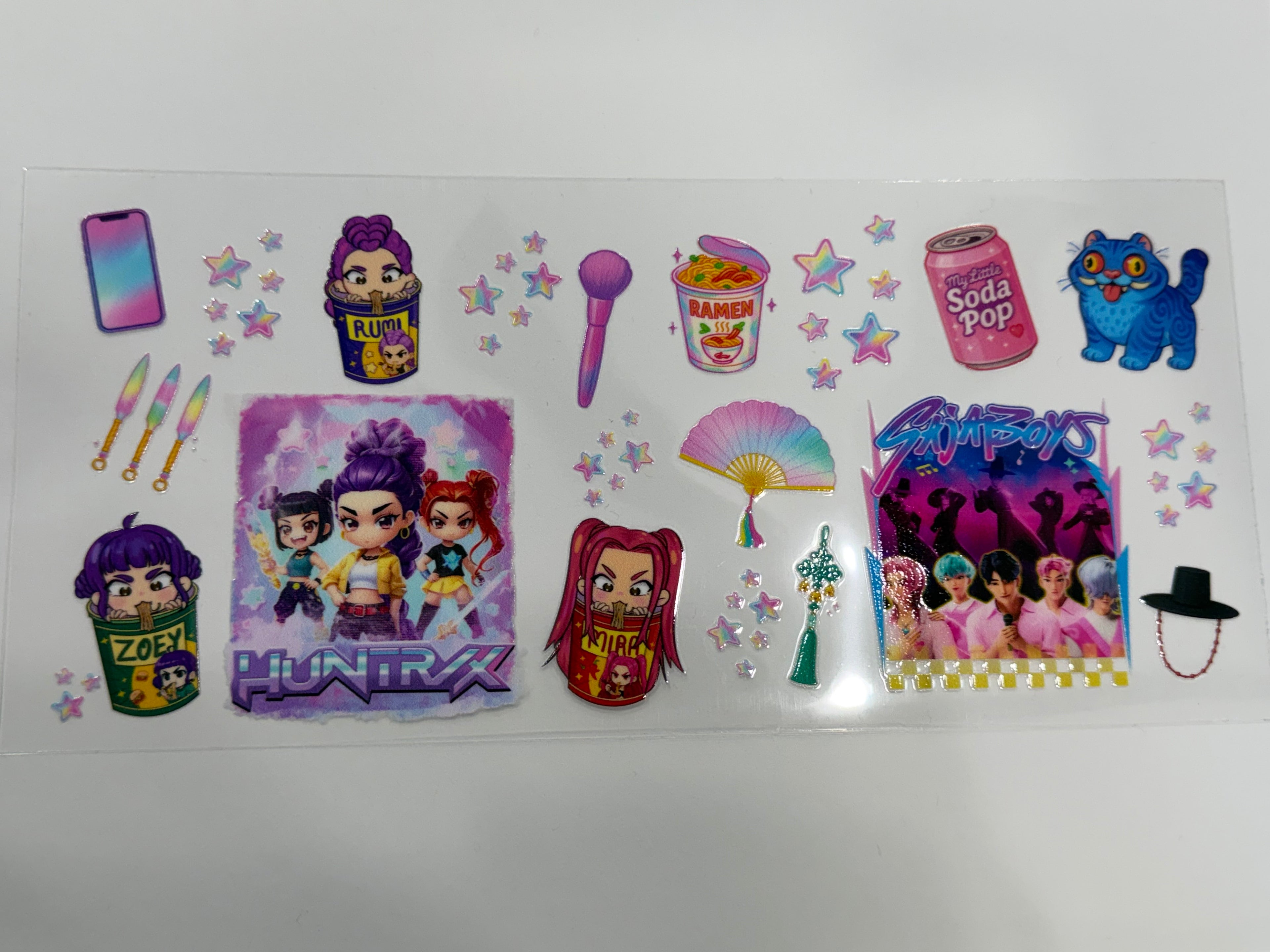 (05) 16oz UV DTF Wraps