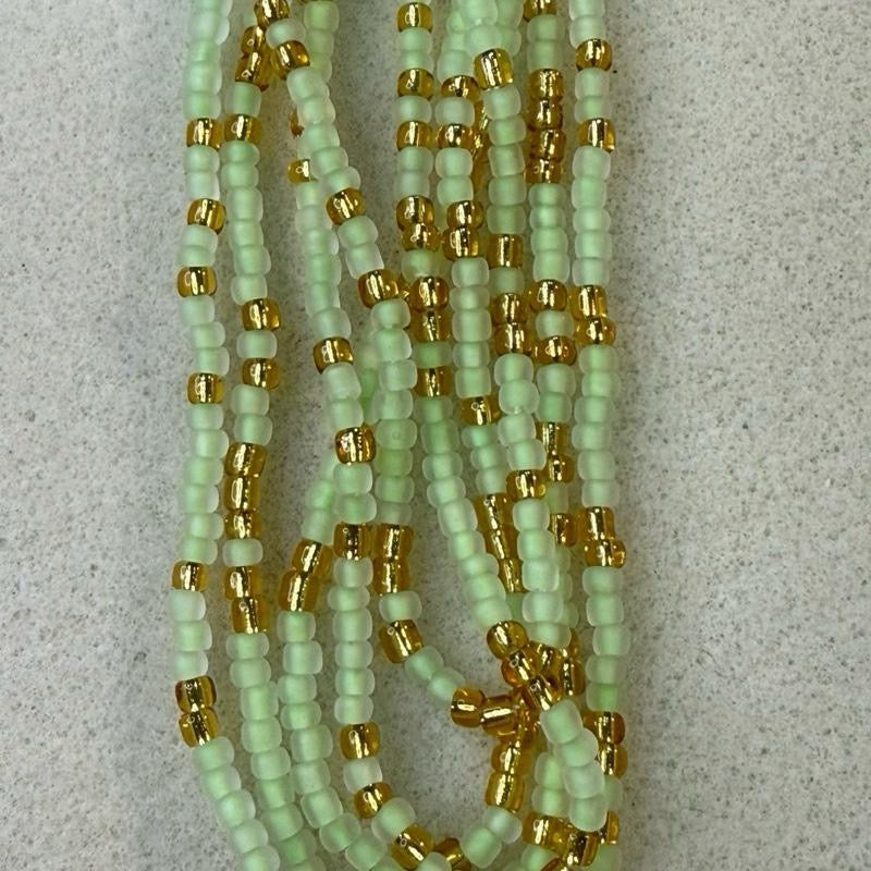 (02) 50” handmade tie on waistbeads