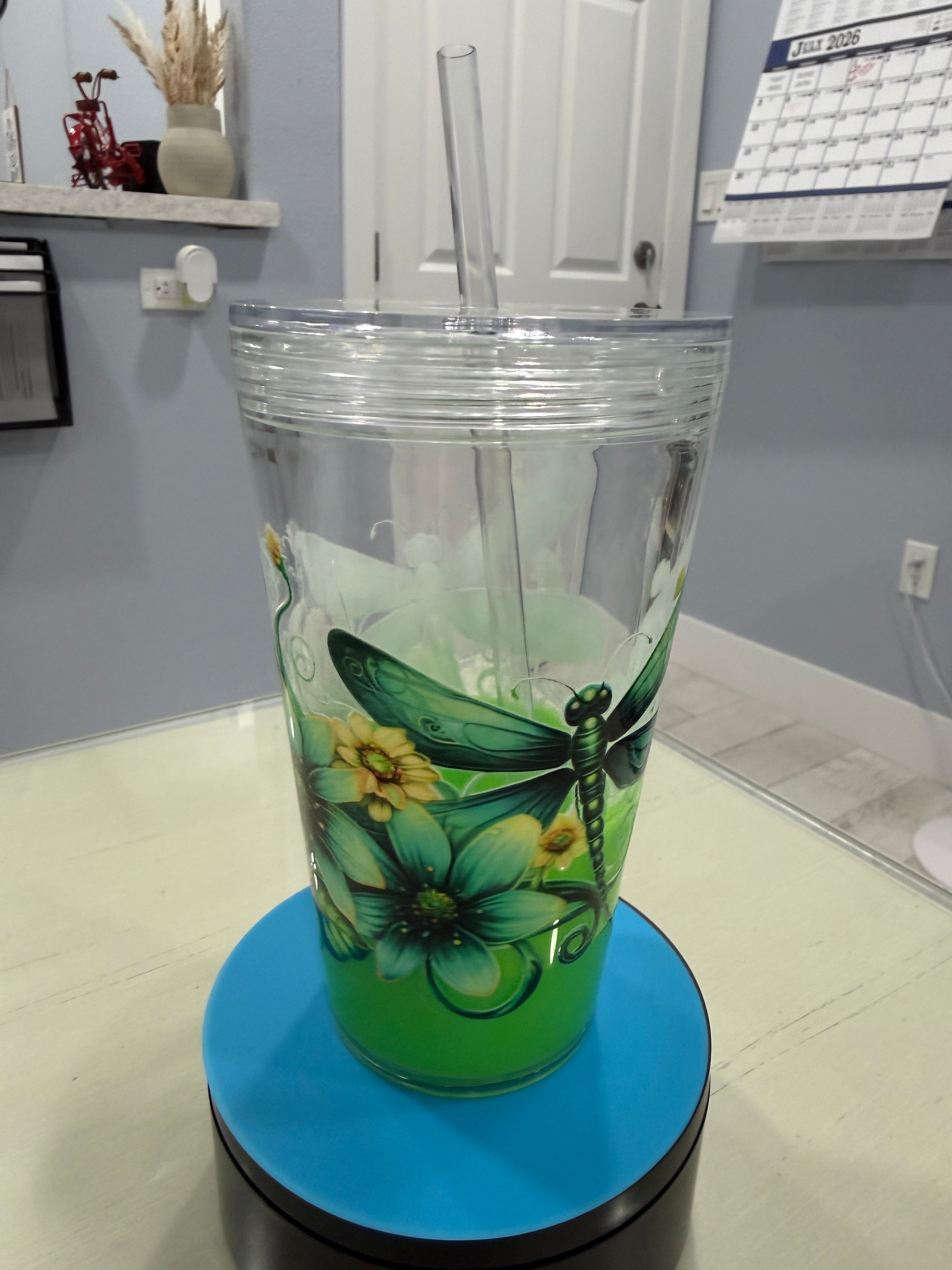 (06) Premades: lava tumblers and snow globe tumblers