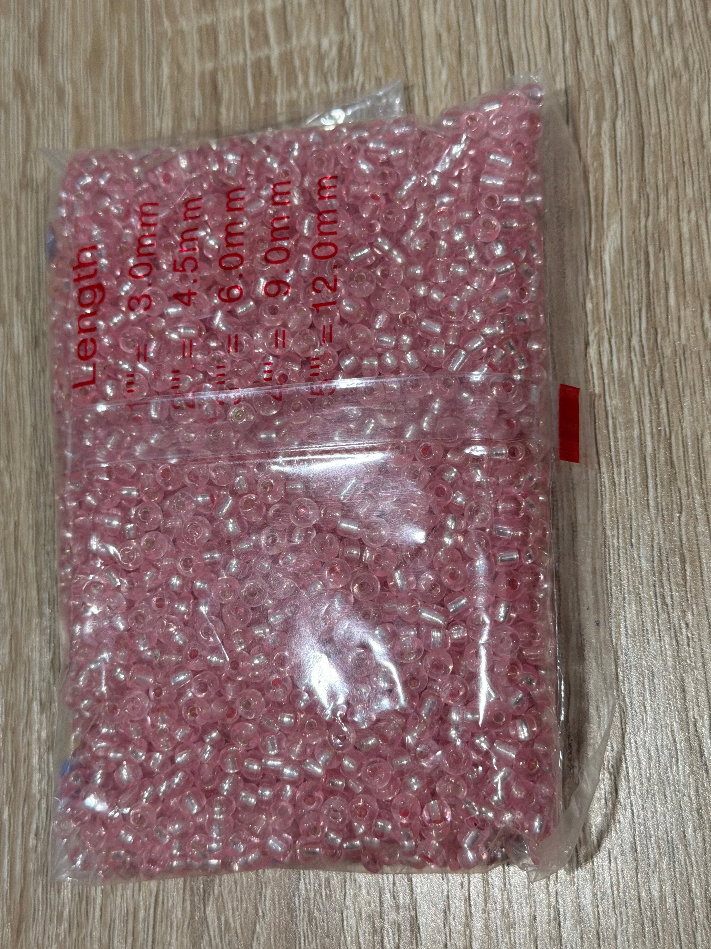 (08) 6/0 Seed Beads- 100g Bags