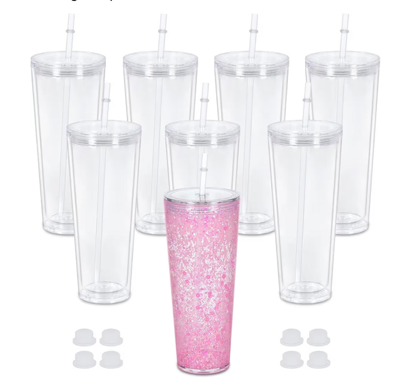 (05) TT Live Cups- Custom Lava or Snow Globes