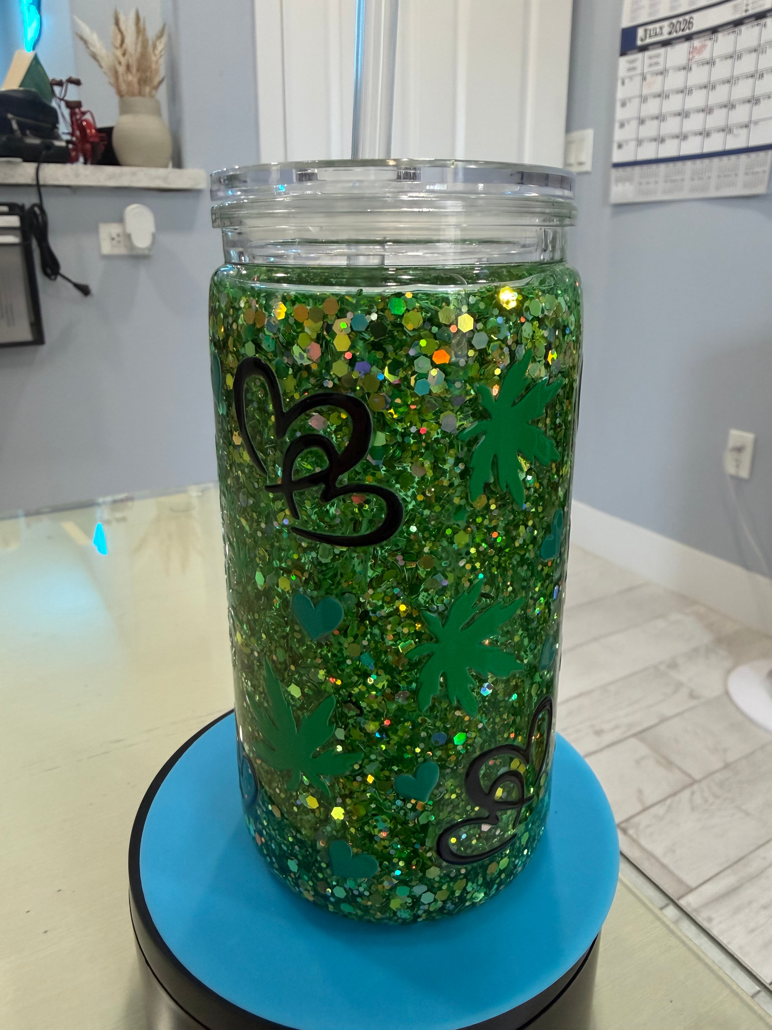 (07) Premades: lava tumblers and snow globe tumblers