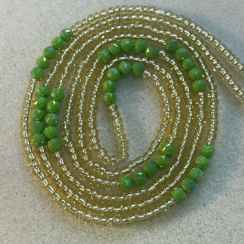 (02) 50” handmade tie on waistbeads