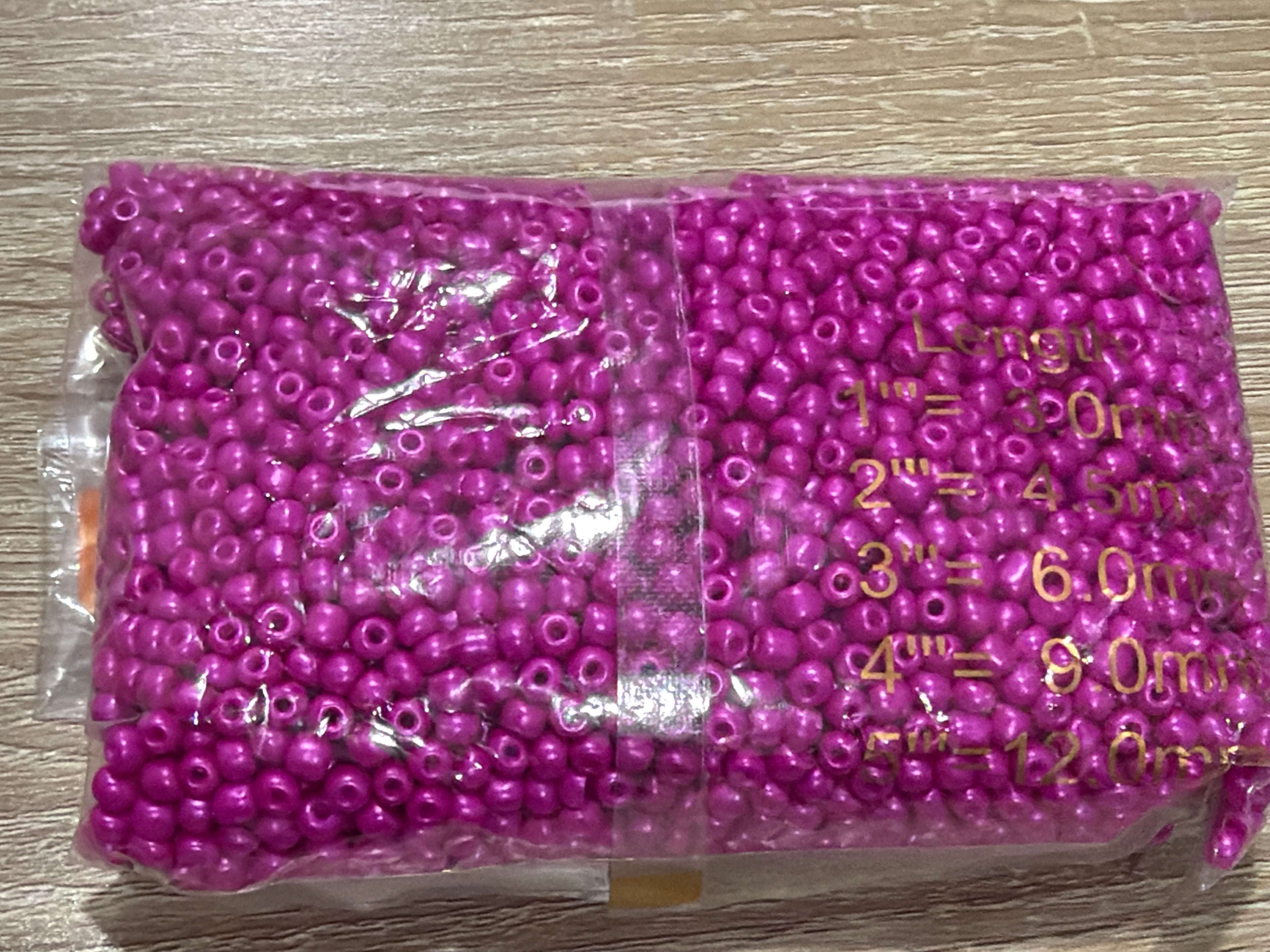 (08) 6/0 Seed Beads- 100g Bags