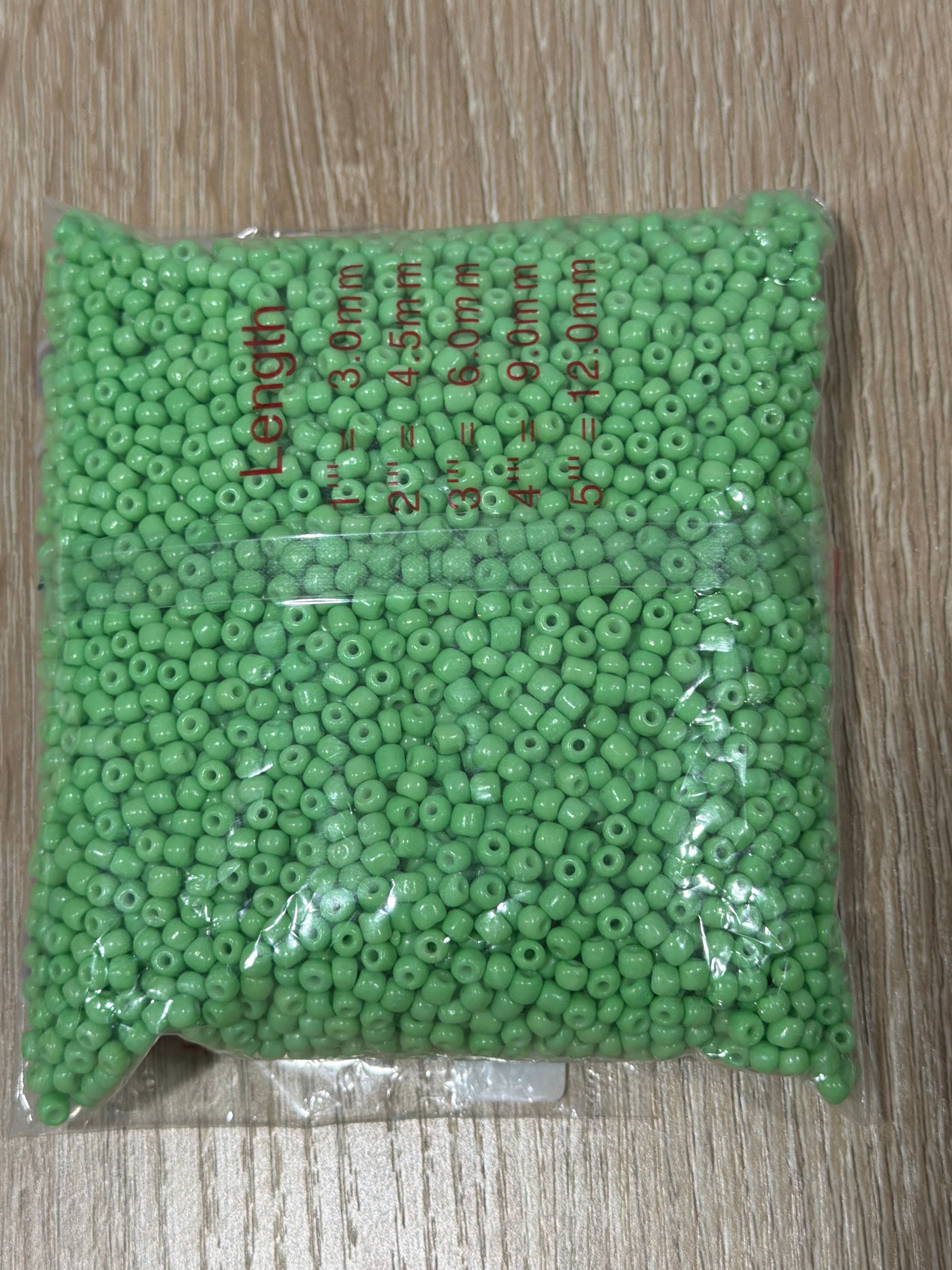 (08) 6/0 Seed Beads- 100g Bags