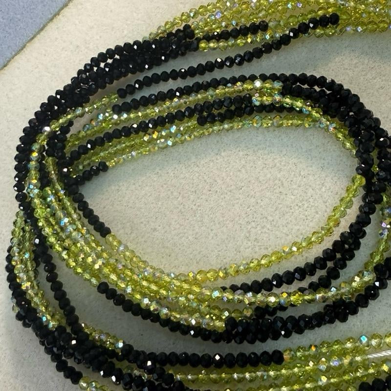 (02) 50” handmade tie on waistbeads