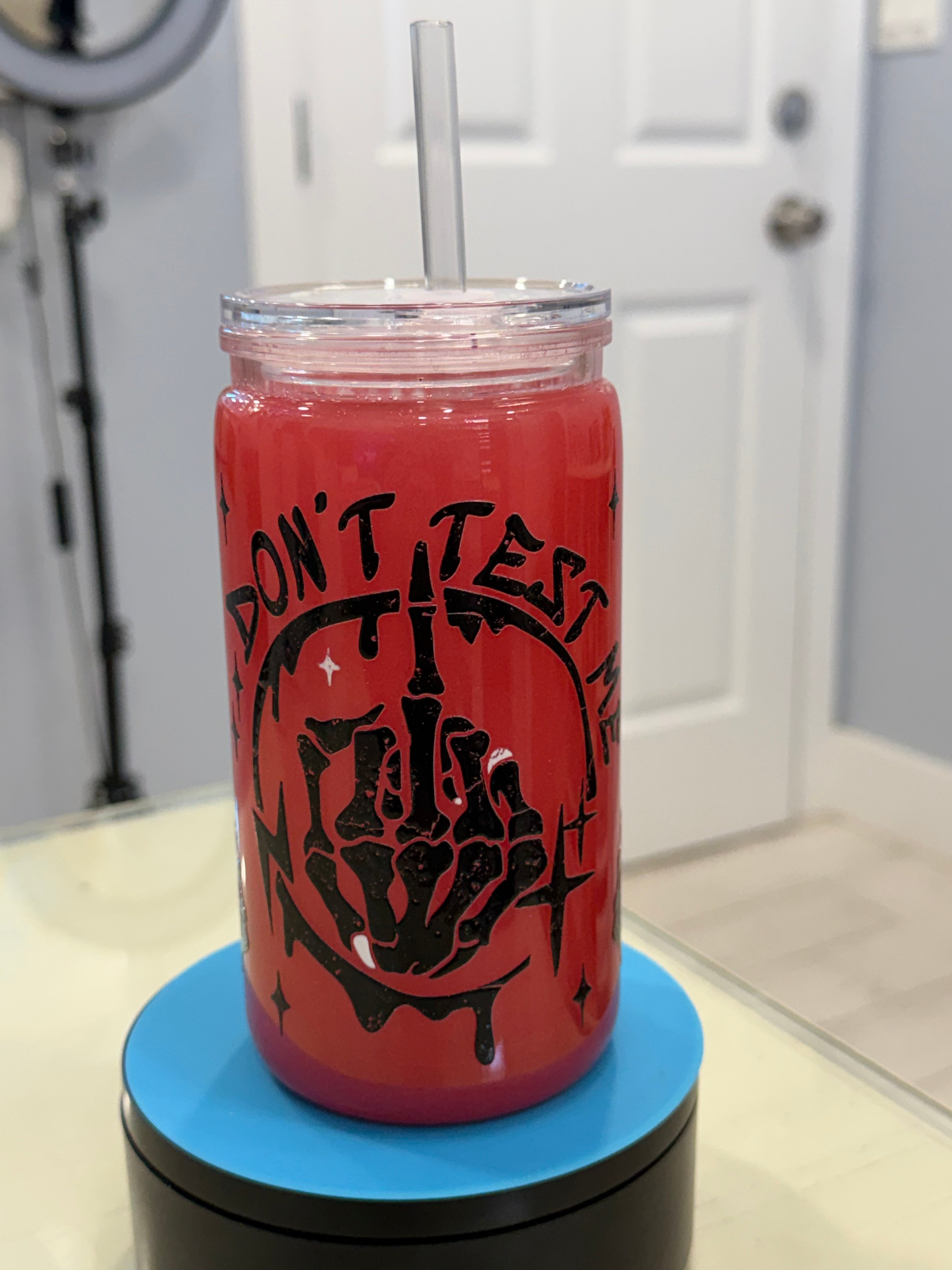(07) Premades: lava tumblers and snow globe tumblers