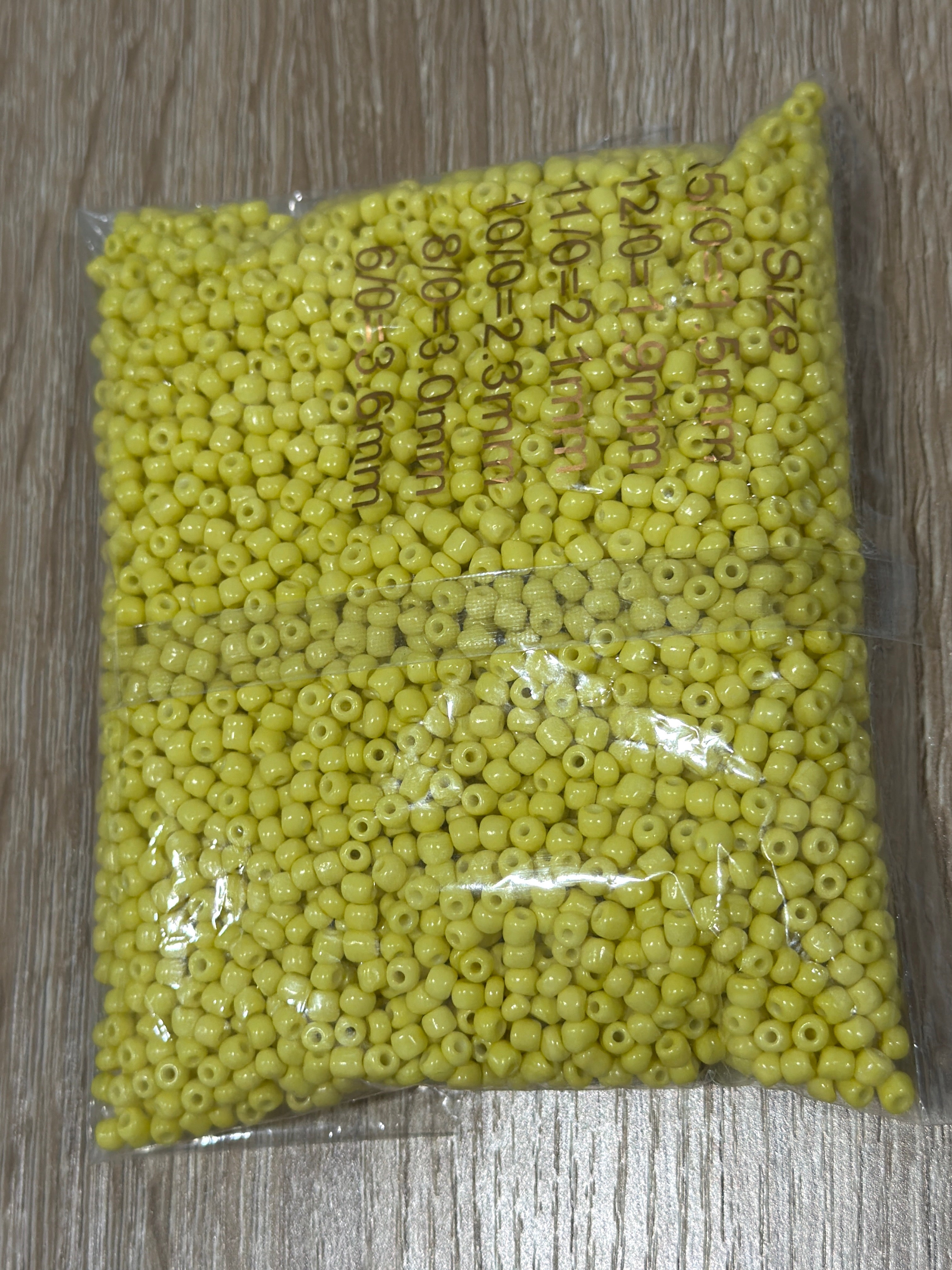 (08) 6/0 Seed Beads- 100g Bags