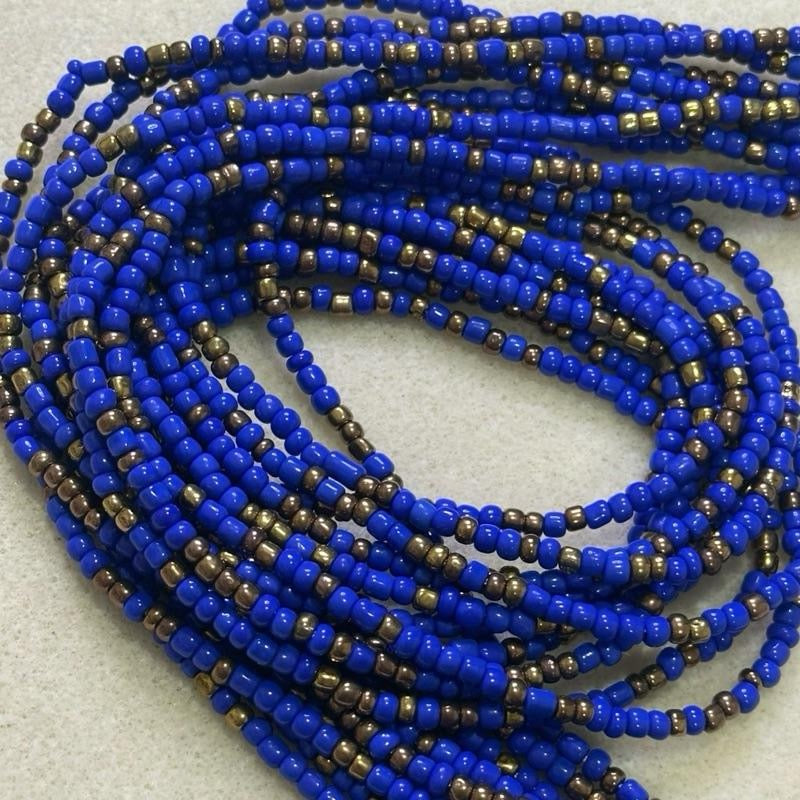 (02) 50” handmade tie on waistbeads