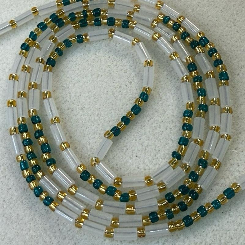 (02) 50” handmade tie on waistbeads
