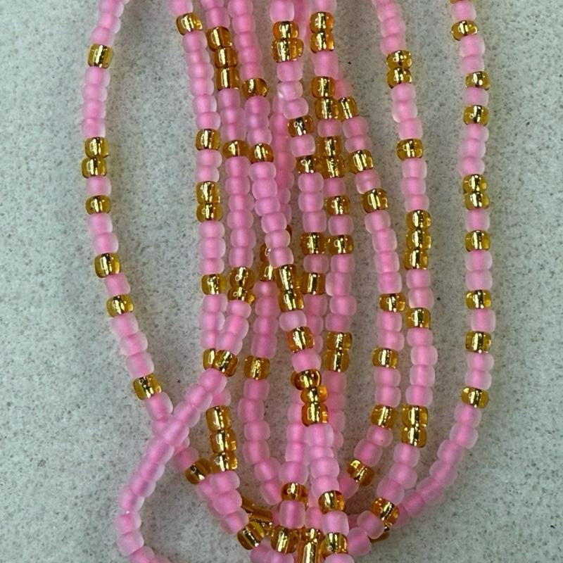 (02) 50” handmade tie on waistbeads